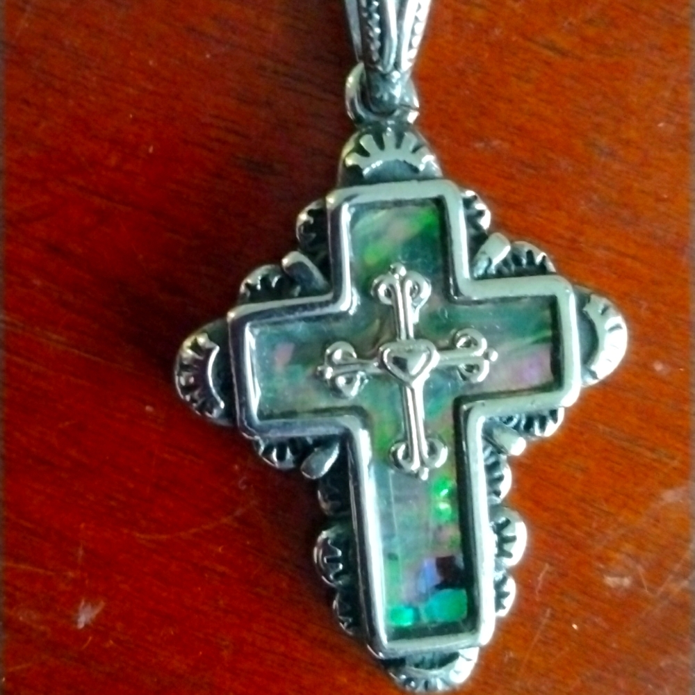 Vintage cross charm